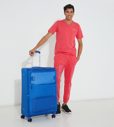 American Tourister Soft Luggage Blue 01 5