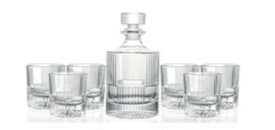 charisma crystal decanter set 7 pcs