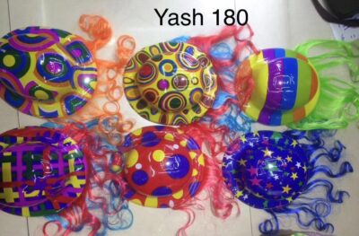 Plastic Hat with Wig (Yash:180)