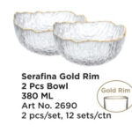 Serafina gold rim