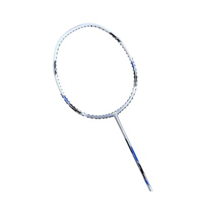 Li-Ning Super Series SS99PLUS Strung Badminton Racquet -Silver/White/Blue