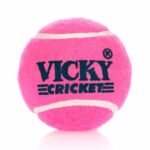Vicky Cricket Tennis Ball Pink (Light) (Pack of 6)