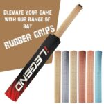 Vicky Metalica Cricket Bat Grip Sturdy & Comfortable Multicolour Rubber Built Ideal for Full Size Short Handle (Pack of 6)