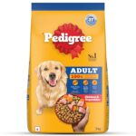 Pedigree Adult Dry Dog Food, Chicken & Vegetables, 3 kg, Contains 37 Essential Nutrients, 100% Complete & Balanced Food for Adult Dogs