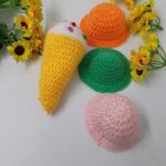 400 GM (1 Ball, 100 GM Each) Wool Ball Hand Knitting Wool/Art Craft Soft Fingering Crochet Hook Yarn, Needle Acrylic Knitting Yarn Thread Dyed Shade No-52