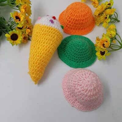 400 GM (1 Ball, 100 GM Each) Wool Ball Hand Knitting Wool/Art Craft Soft Fingering Crochet Hook Yarn, Needle Acrylic Knitting Yarn Thread Dyed Shade No-52