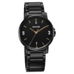 Sonata Quartz Analog Black Dial Watch for Men-77083NM01