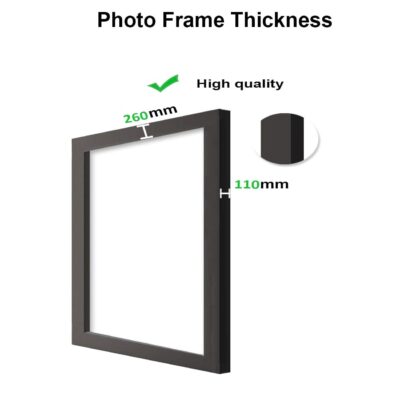 GADGETS WRAP Printed Photo Frame – Matte Wall Painting for Home, Office & Studio Décor (11x9 Inch, Black Frame, Slim Pool Party Design)