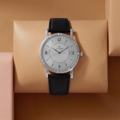 Titan Analog White Dial Men's Watch NM1639SL03/NN1639SL03