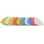Ogrmar Professional Tailor’s Chalk | Triangle Fabric Chalk Markers | Multi-Coloured | Set of 10