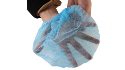 THEMISTO Disposable Bouffant Caps – 100 Pieces, Non-Woven, Blue | Surgical, Home, Restaurant & Professional Use