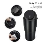 Oblivion car dustbin | Plastic Car Dust Bins - car accessories 2025 | Dustbin For Car | Car Trash Bin | Car Trash Can | Mini Car Trash Bin | Portable Trash Can For Car | (Black)