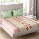 Portico New York Double Bedsheet Set with 2 Pillow Covers (224x254CM) (Sparkle 12)