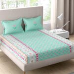 Portico New York Double Bedsheet Set with 2 Pillow Covers (224x254CM) (Sparkle 6)