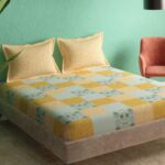 Portico New York Super King Size Flat Bedsheet with 2 Pillow Covers Cadence 3