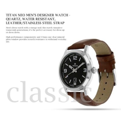Titan Titan Neo Analog Black Dial Men's Watch NM1730SL02/NN1730SL02/NP1730SL02
