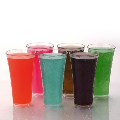 Oblivion Transparent Crystal Glass Juice Tumblers 270ml - Lightweight Drinking Glasses, Ideal for Juice, Water and Beverages (Set of 6)