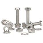 SYLIX M3 x 20mm Stainless Steel Cheese Head Slot Machine Screw, Nut & Washer Set (30 Pcs)