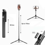 yoozon Genteel Bluetooth Extendable Selfie Sticks with Wireless Remote 3-in-1 Multifunctional Selfie Stick with Tripod Stand Compatible with iPhone/OnePlus/Samsung/Oppo/Vivo and All Phones