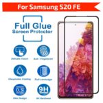 OpenTech® Military-Grade Tempered Glass Screen Protector Compatible for Samsung Galaxy S20 FE 5G with Edge to Edge Coverage - Case Friendly, Anti-scratch and Bubble free installation kit