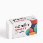 Camel All Clear Eraser | Pack of 20 | Dust Free Play Rotating Eraser for Clean & Precise Erasing | School, Office & Art Use | Multicolor
