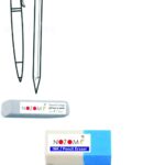 NOZOMI Combo Pack of Pen Eraser Plus & Pencil Eraser | Ink Eraser for Fountain Pen, Gel Pen, Ball Pen & Pencil Marks | Multipurpose Clean Eraser Set | Pack of 3 Pieces