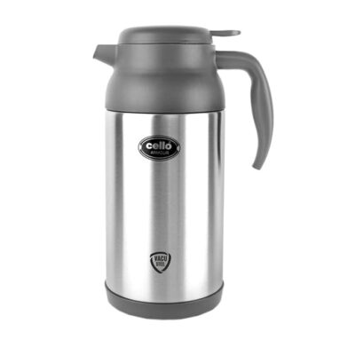 Cello Armour Stainless Steel Double Walled Carafe, Insulated (800ml, Grey)