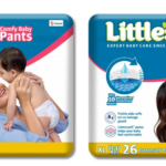 Little's CottonCare Soft Baby Diaper Pants Twin Pack - XL (52 Count)
