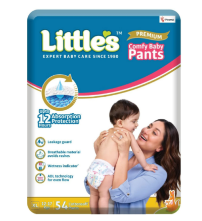 Little’s Comfy Baby Pants XL Diapers (54 Pieces) – Soft, Absorbent & Leak-Proof Protection