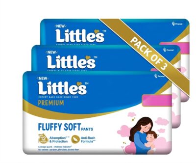 Little's Comfy Baby Pants Small Monthly Pack (168 Pieces) | 12-Hour Absorption, Wetness Indicator & Leak Protection